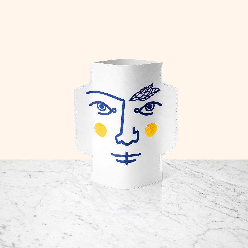 Vase en papier Janus (Double face)