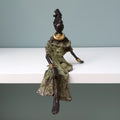 Bronze Burkina Faso vert 20cm