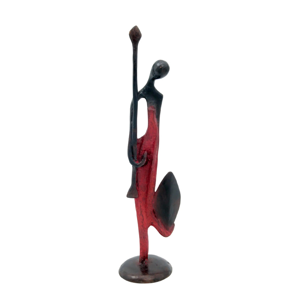 Bronze Burkina Faso rouge 27cm