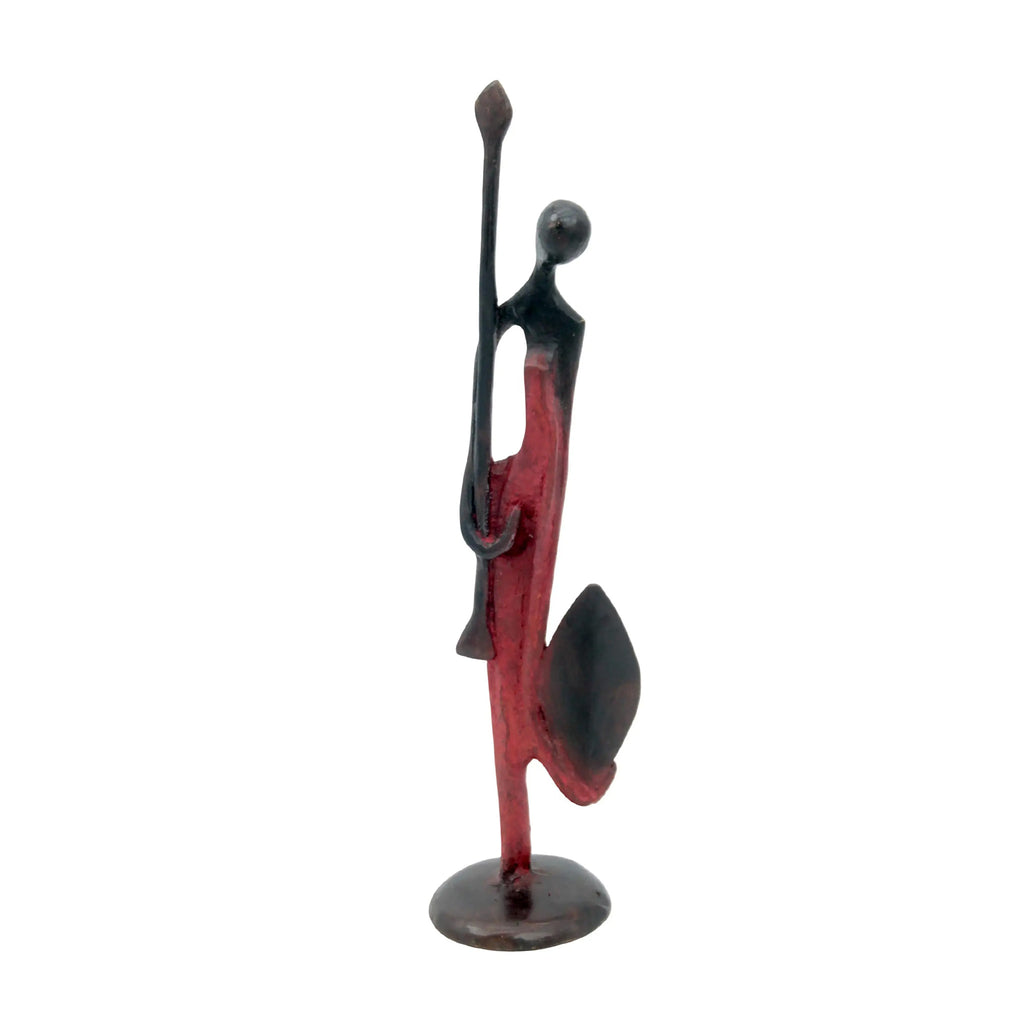 Bronze Burkina Faso rouge 27cm