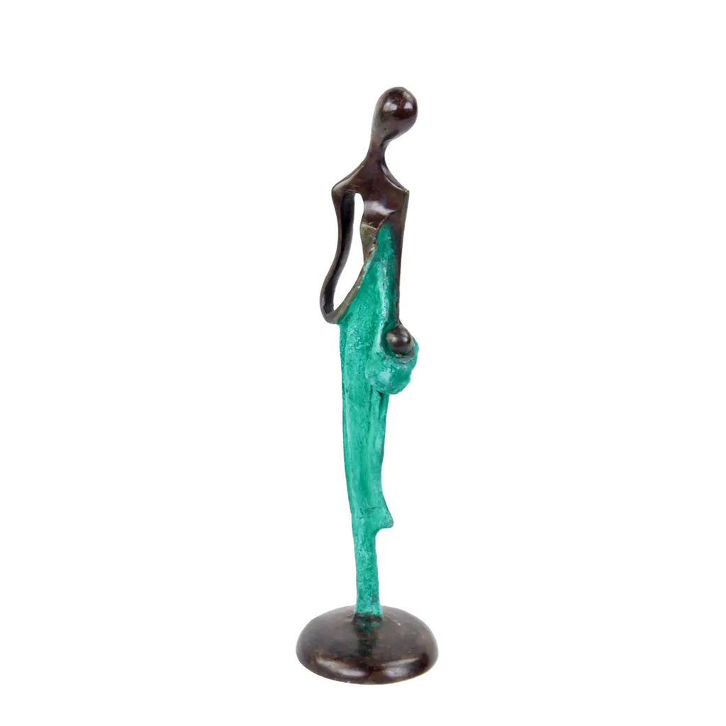 Bronze Burkina Faso vert 24cm