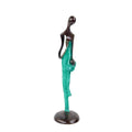 Bronze Burkina Faso vert 24cm