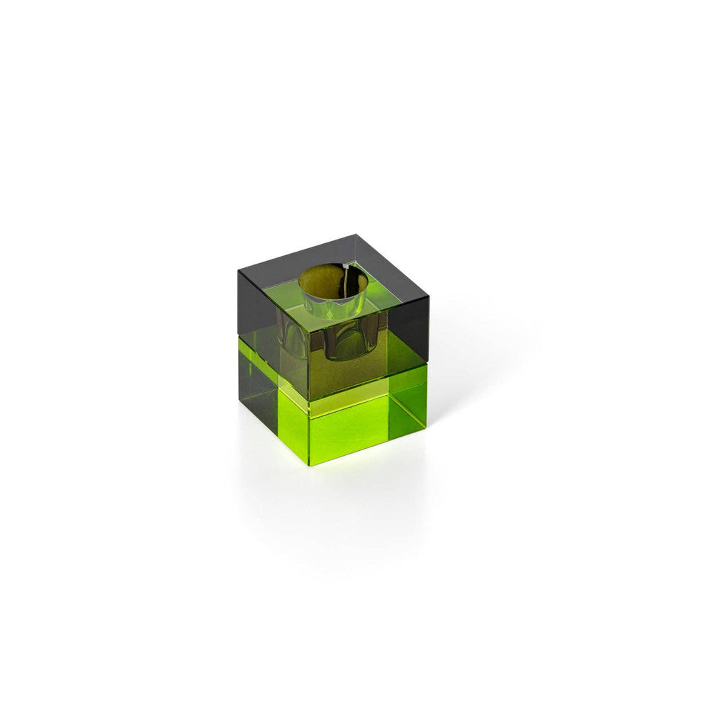 Le Porte-Bougie Gem Blocks - Fumée Verte