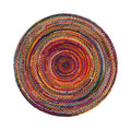 Tapis rond multicolore Ø90cm