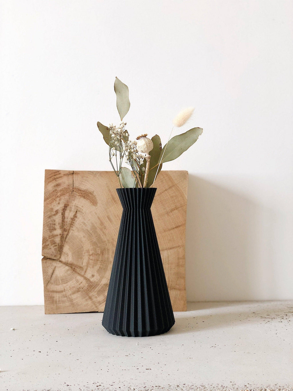 Vase ISHI Noir 20cm