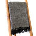 Plaid bohème carbone