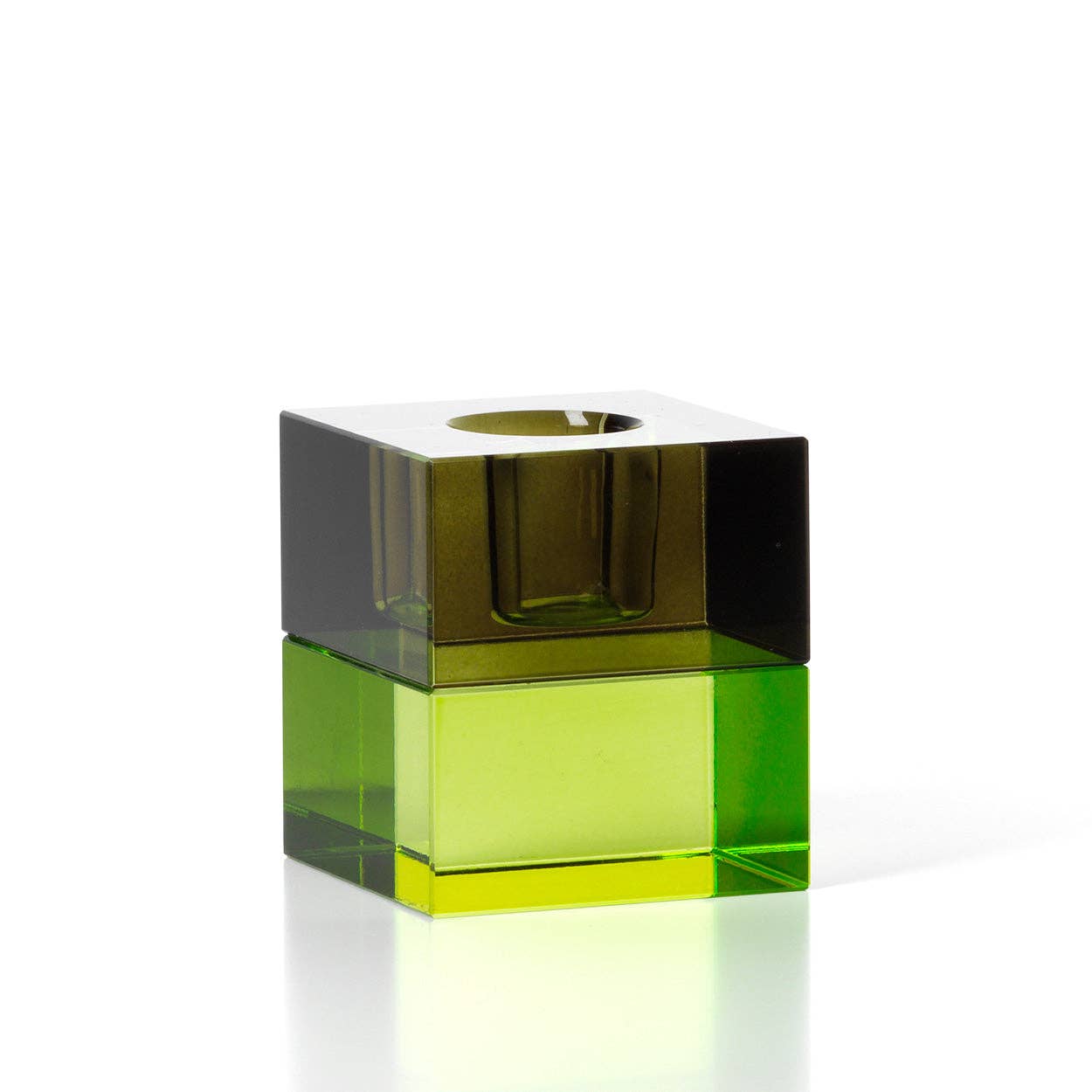 Le Porte-Bougie Gem Blocks - Fumée Verte