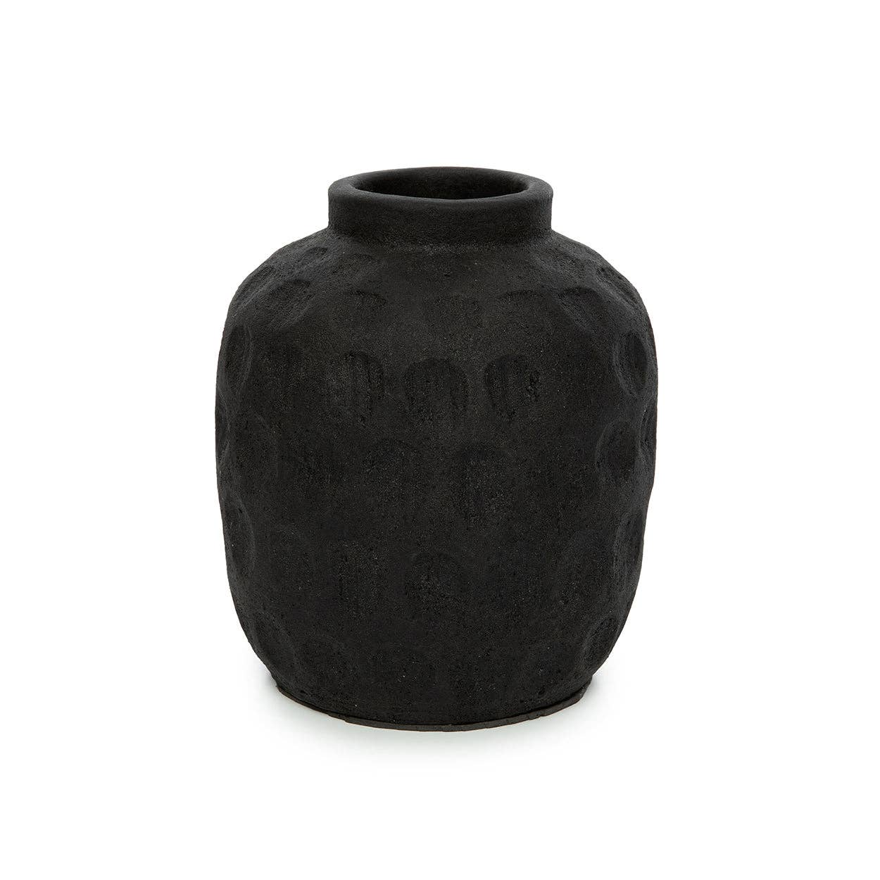 Vase tendance noir - M