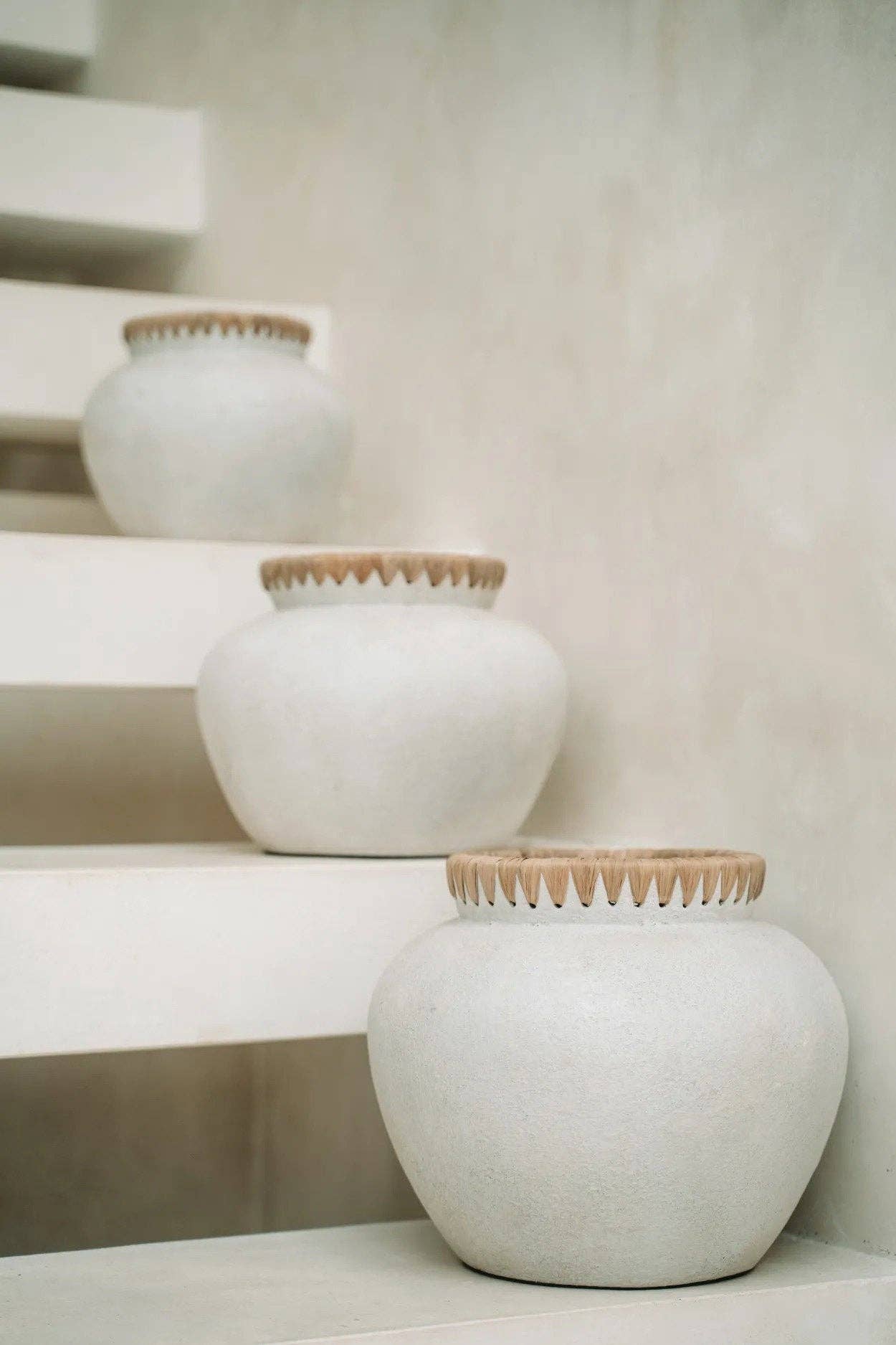 Vase Styly béton naturel - L