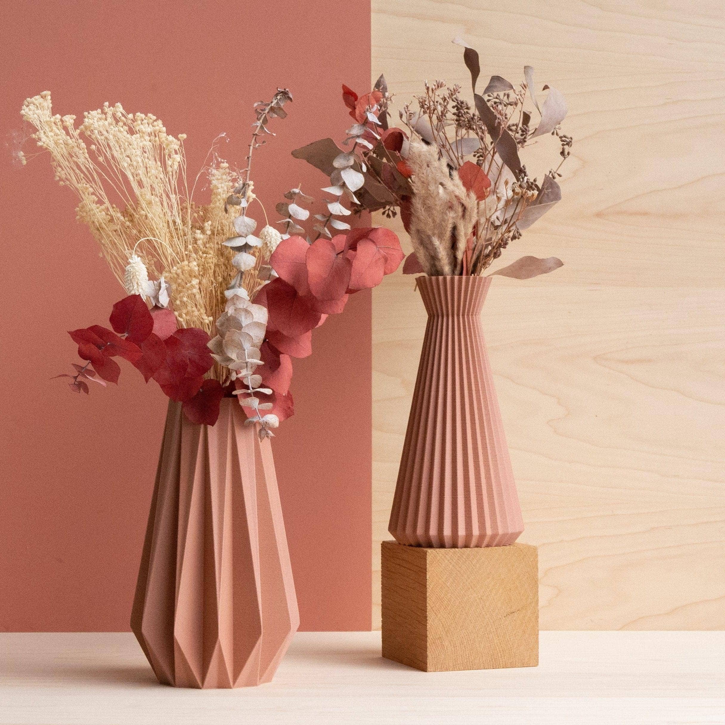 Vase Origami Terre cuite 15cm