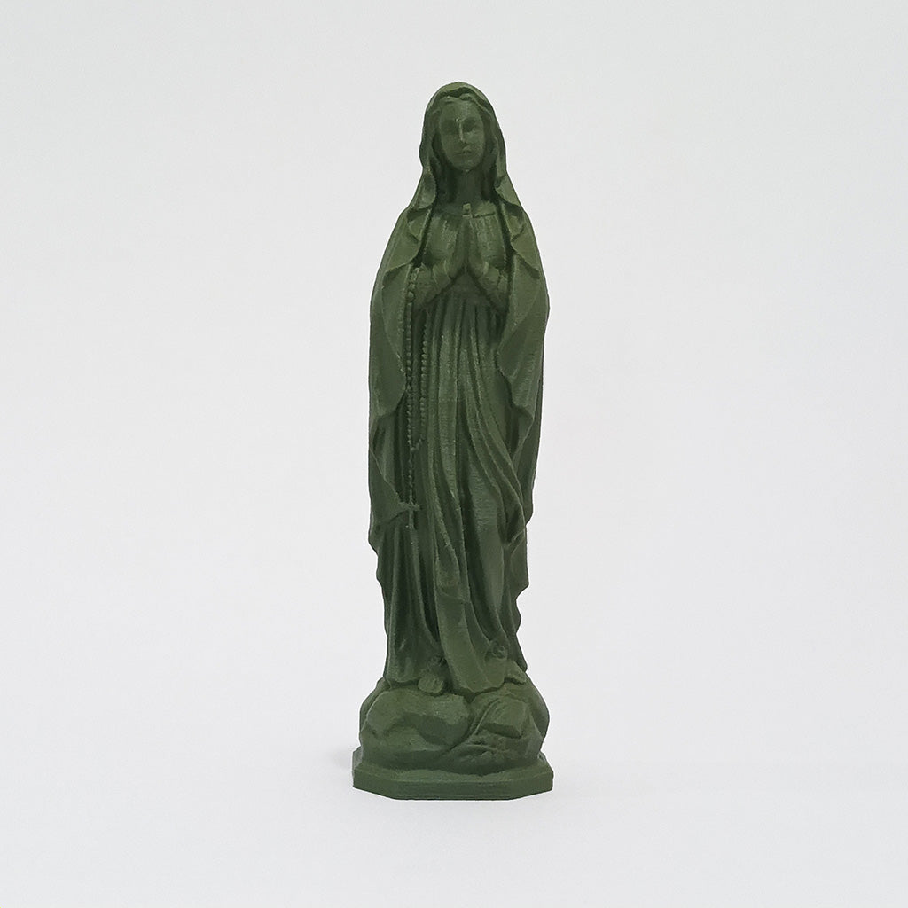 Statuette de la Vierge colorée