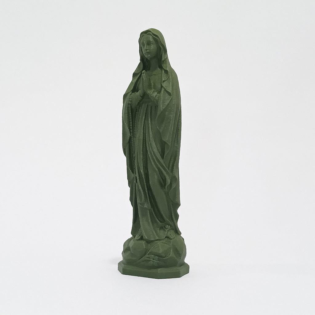 Statuette de la Vierge colorée