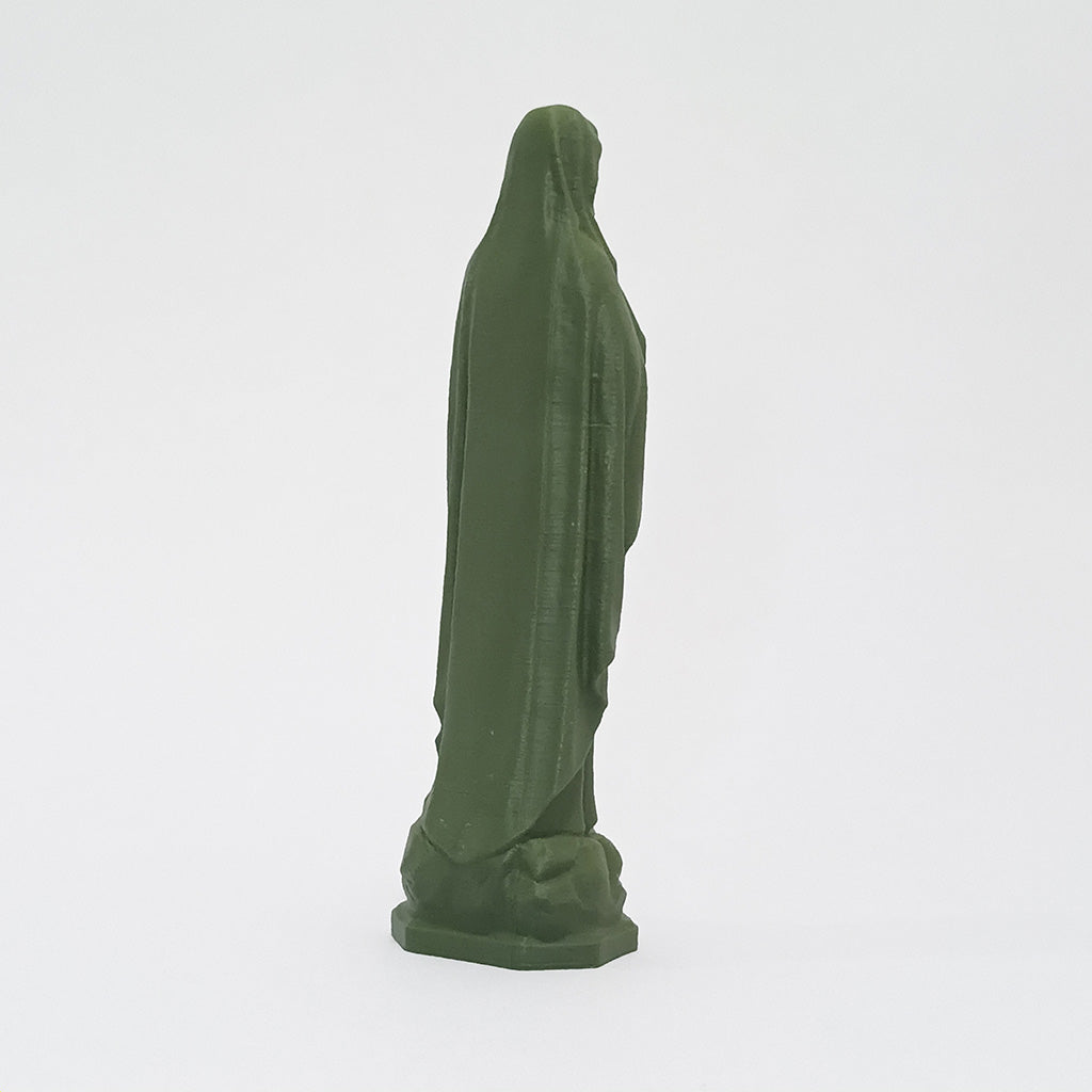 Statuette de la Vierge colorée
