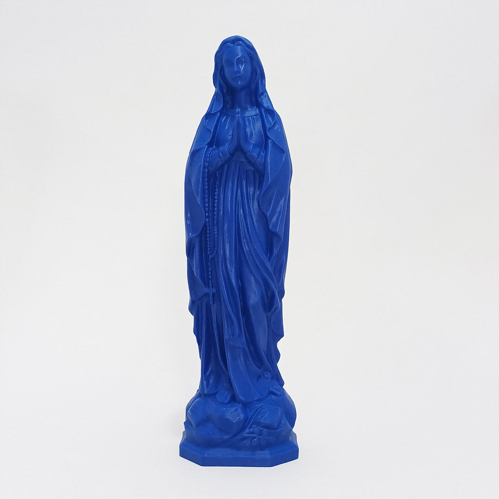 Statuette de la Vierge colorée
