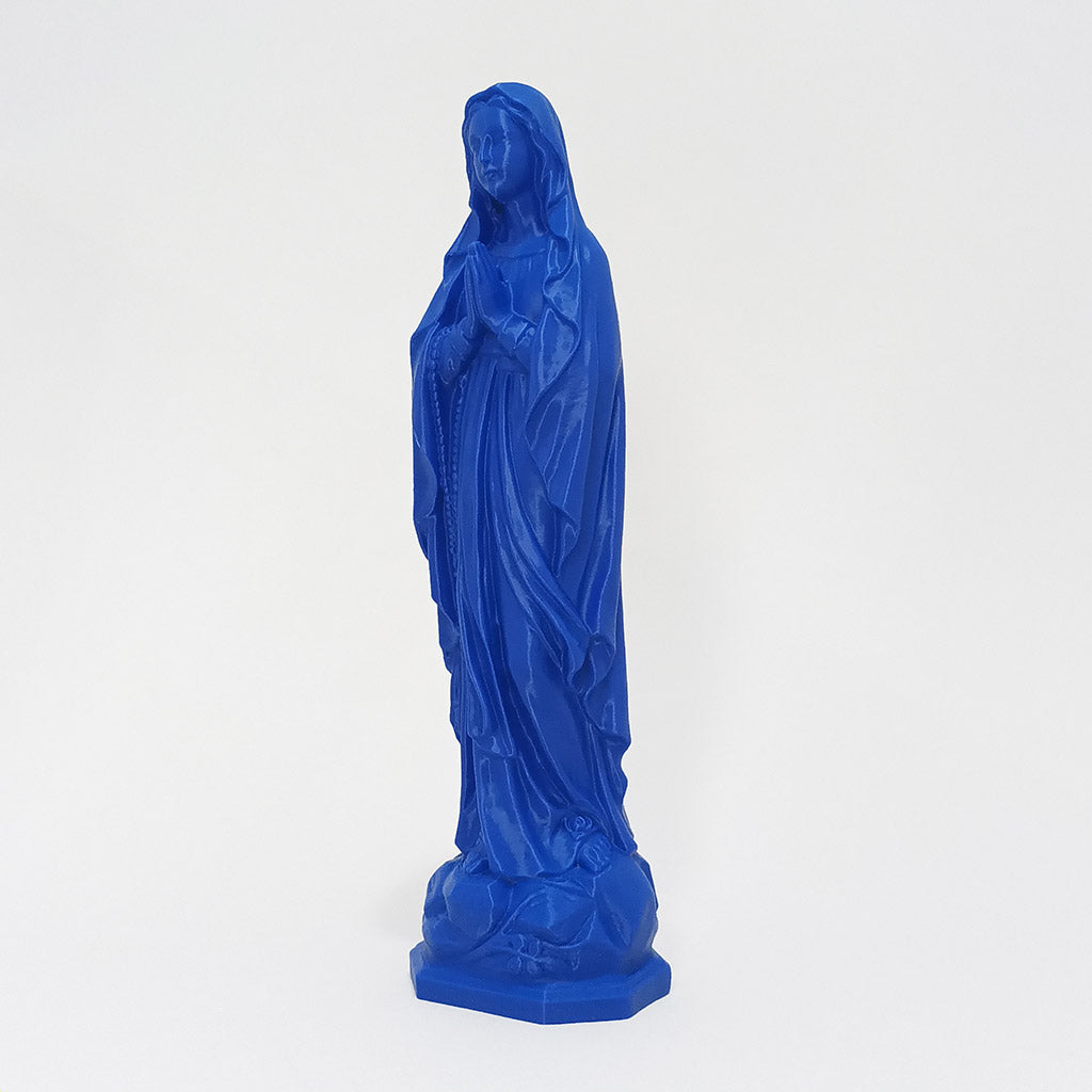 Statuette de la Vierge colorée