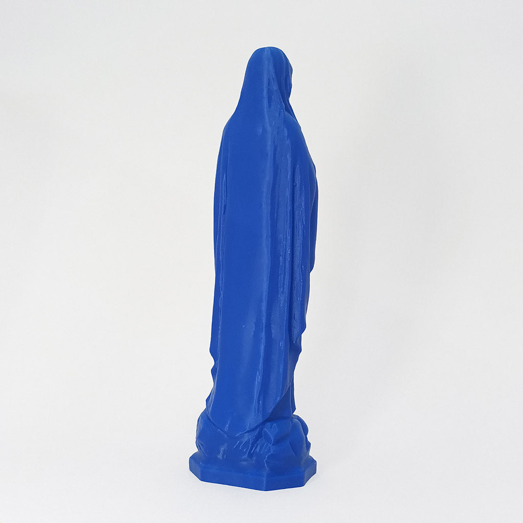 Statuette de la Vierge colorée