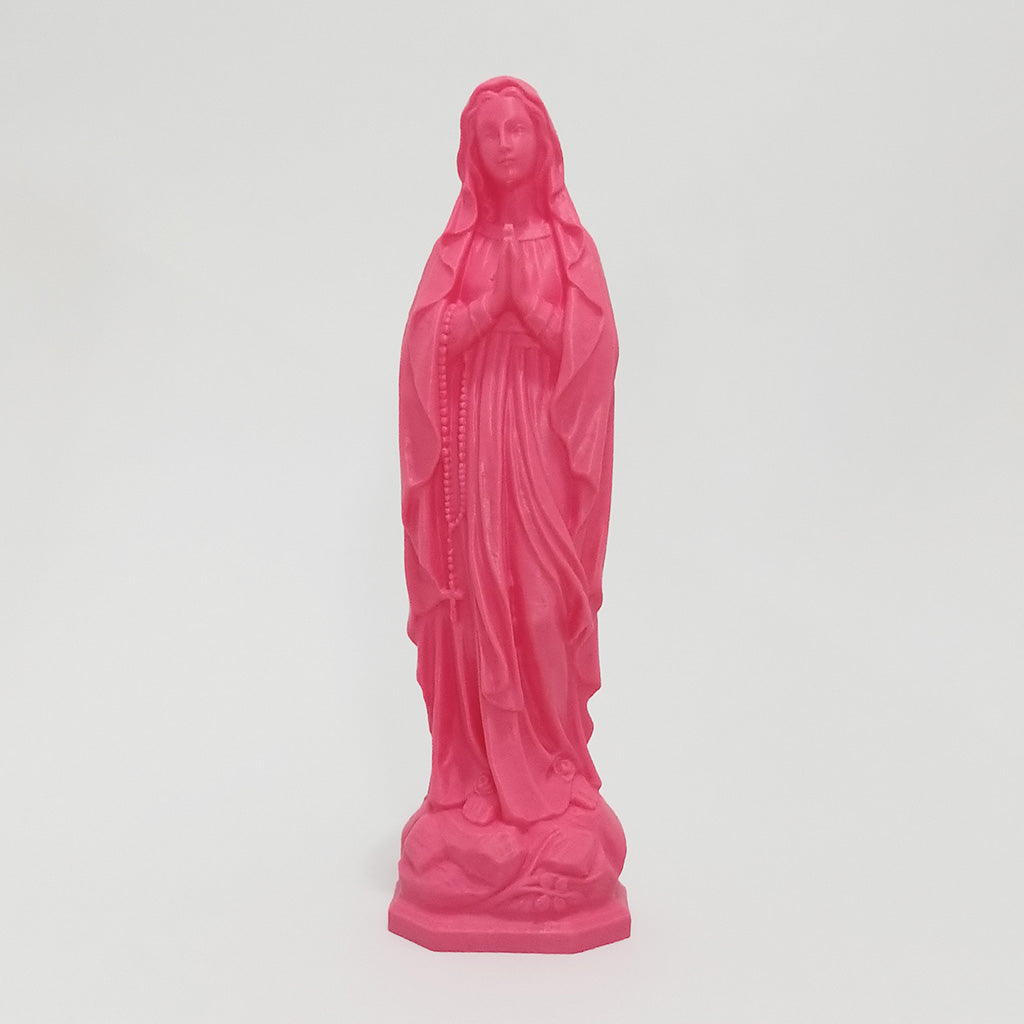 Statuette de la Vierge colorée