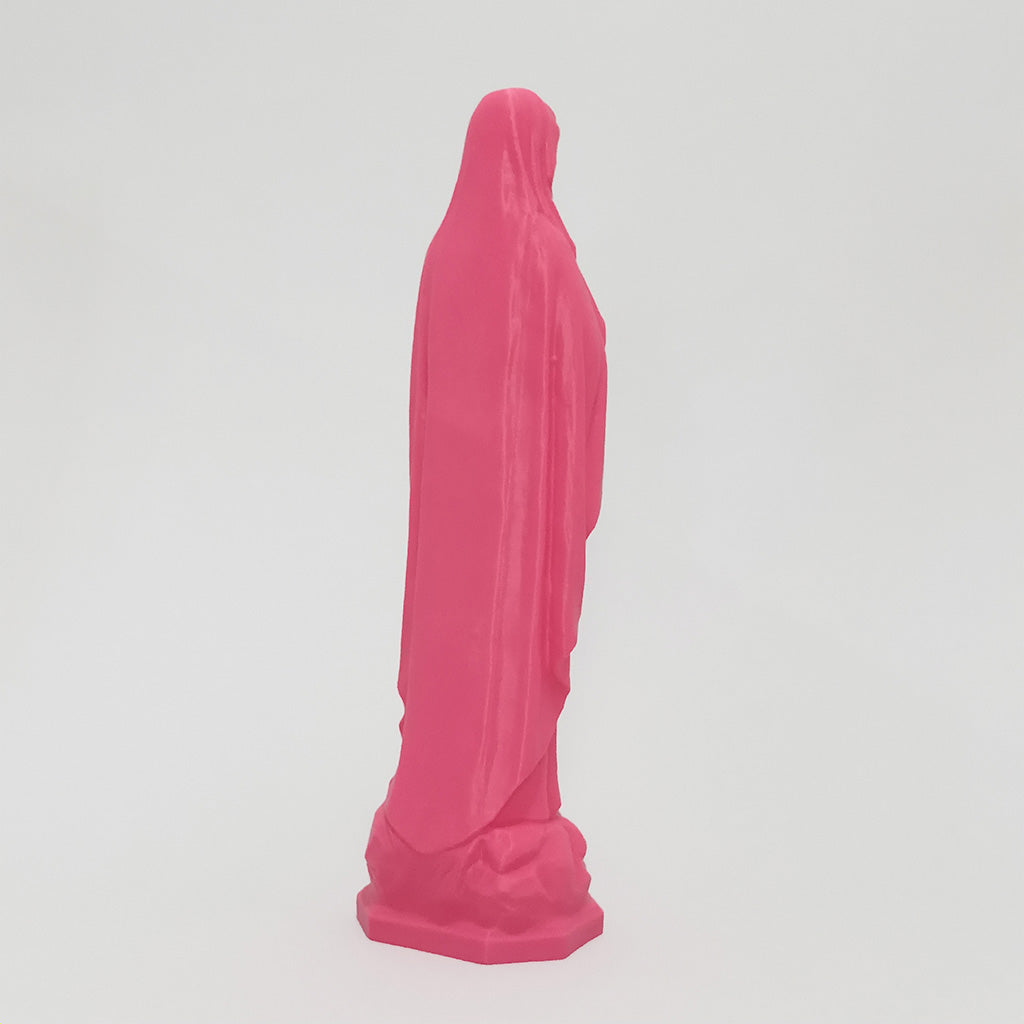Statuette de la Vierge colorée