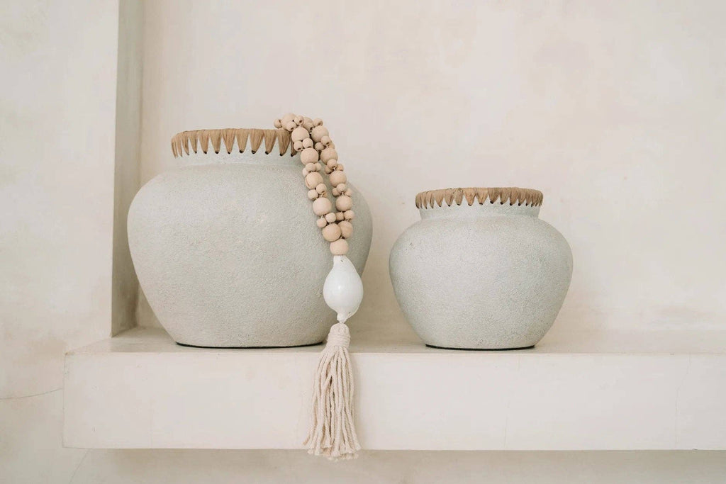 Vase Styly béton naturel - L
