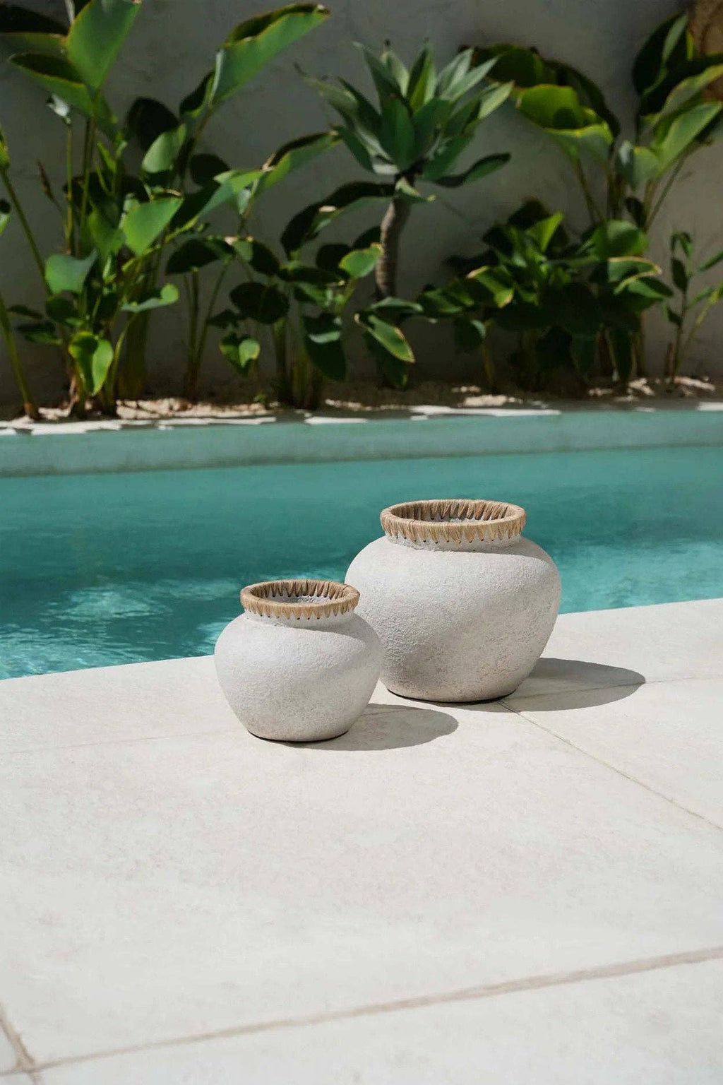 Vase Styly béton naturel - L