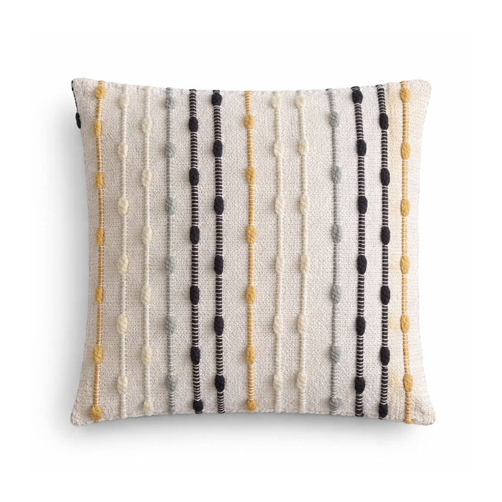 Coussin motif noeuds hippie 45x45cm