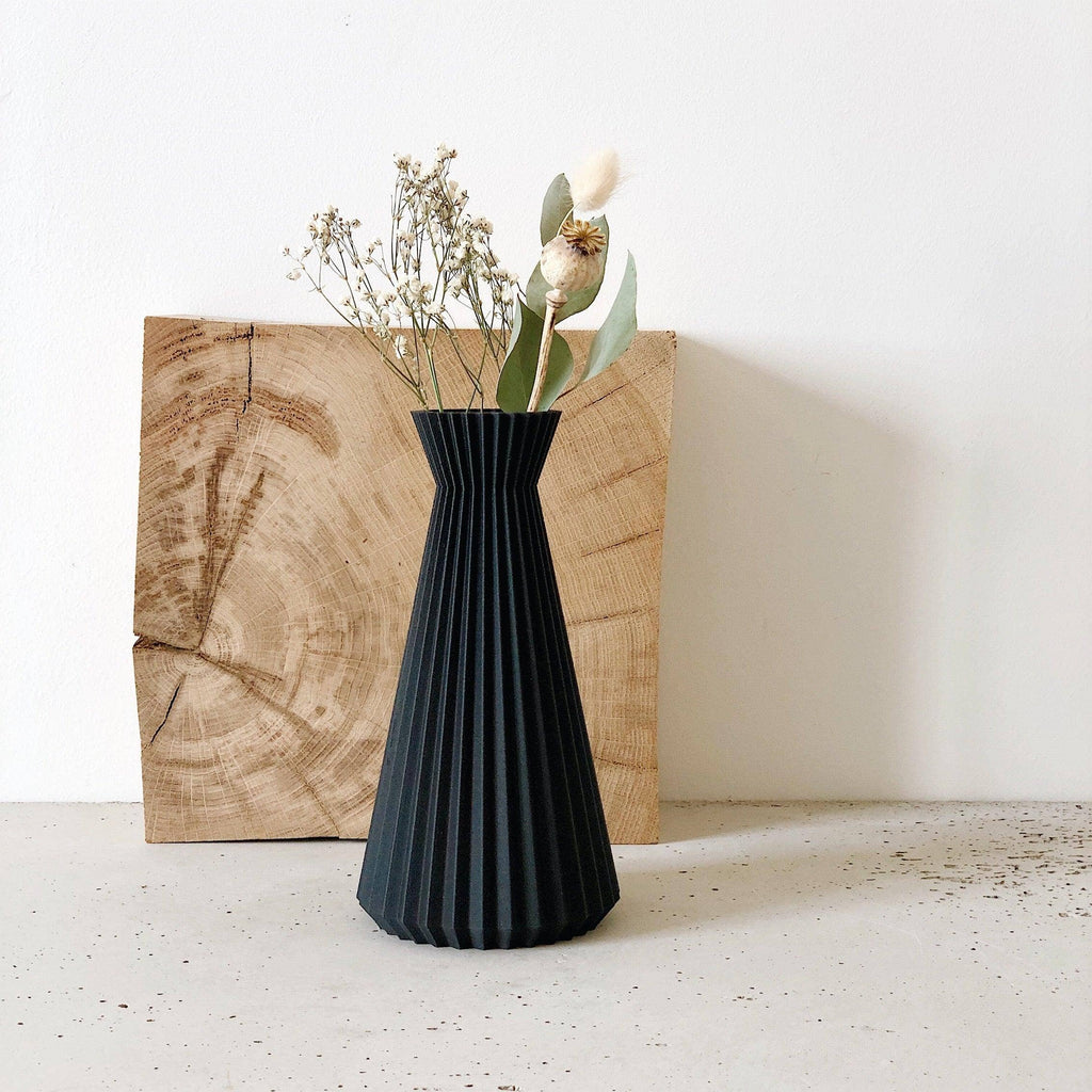 Vase ISHI Noir 20cm