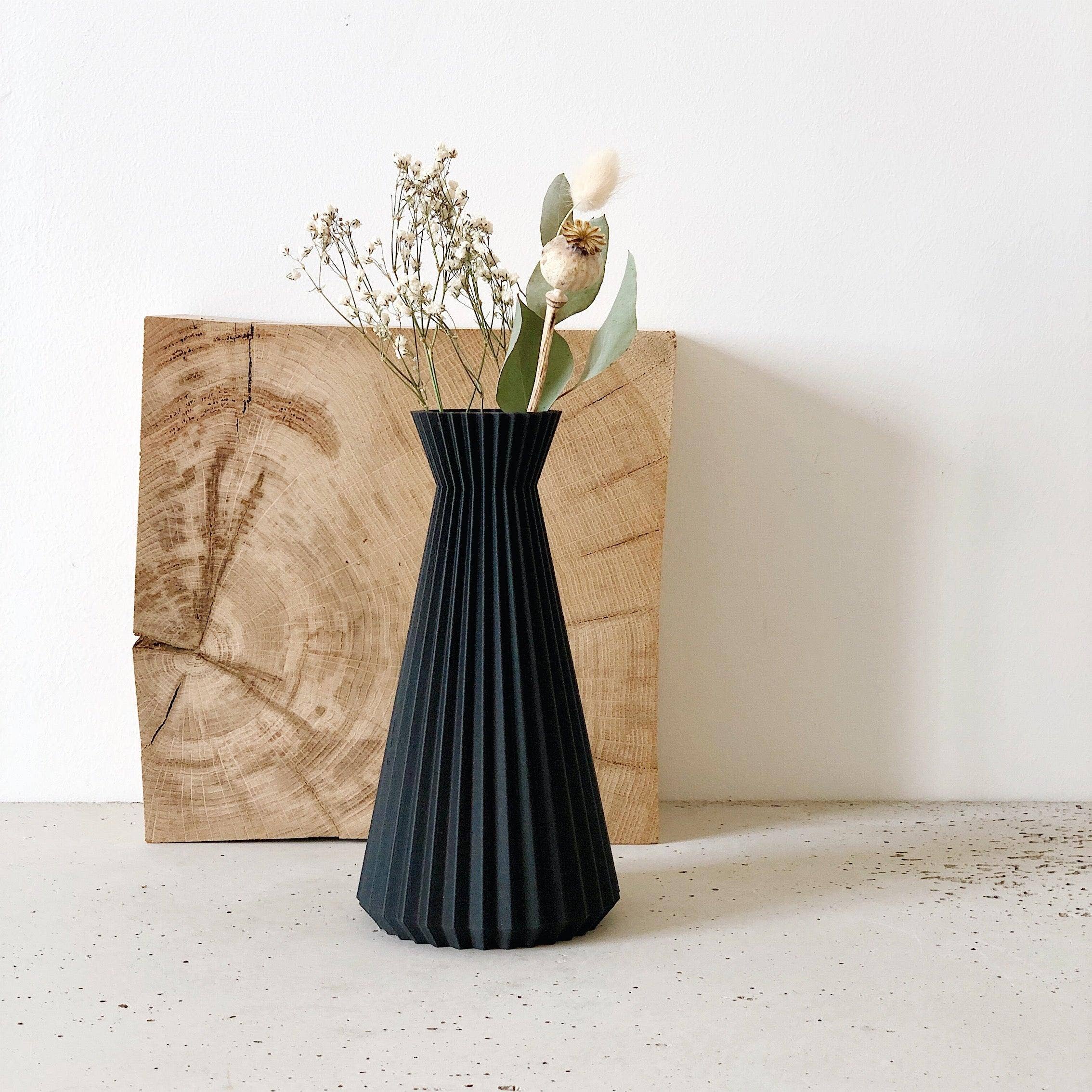 Vase ISHI Noir 20cm
