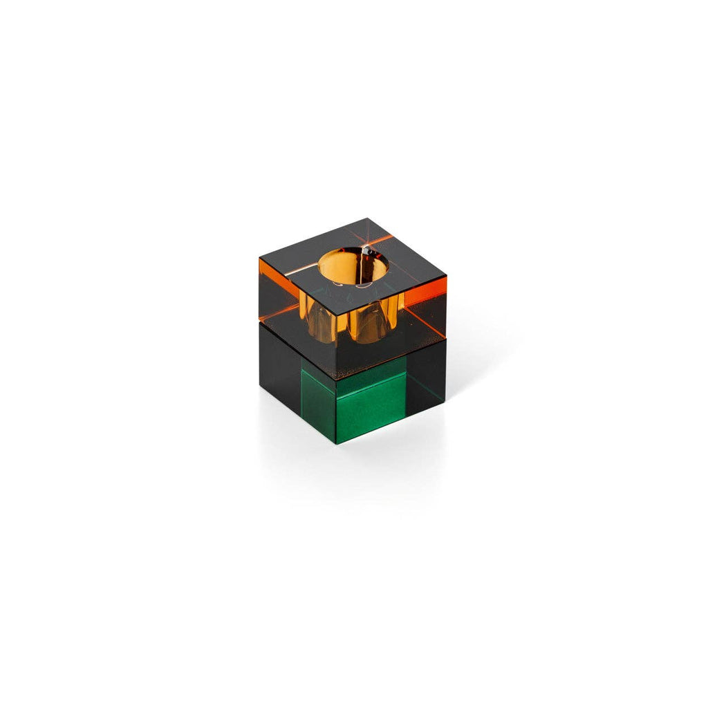 Le Porte-Bougie Gem Blocks - Ambre Vert