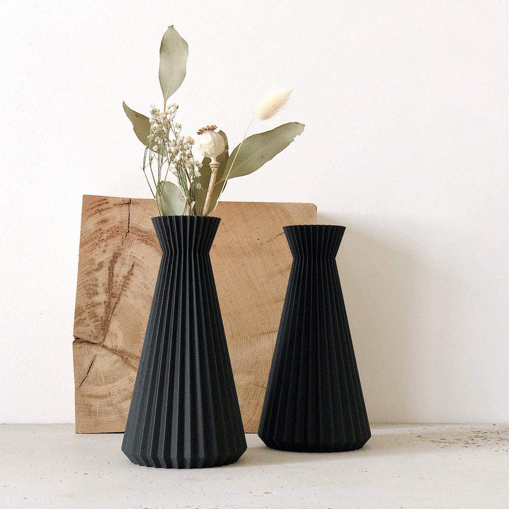 Vase ISHI Noir 20cm