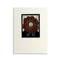 Estampe originale linogravure FLORIDA / Jainite Silvestre