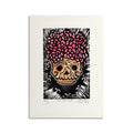 Estampe originale linogravure MI PRECIOSA / Jainite Silvestre