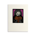 Estampe originale linogravure RAMITO / Jainite Silvestre
